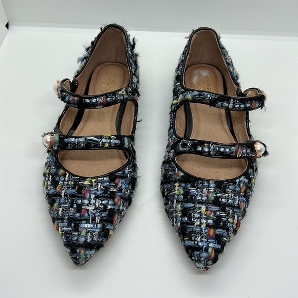 Halogen X Atlantic Pacific Tweed Pearl Flats - Picture 3 of 5